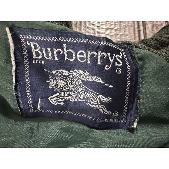 Burberry mohair blend Suede Leather Cardigan Sweater jacket Size L - Picture 5 of 10